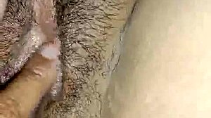 Hot girl fingered by bf with hairy beaver