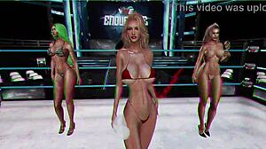 Virtual Pro Wrestling Bikini Contest