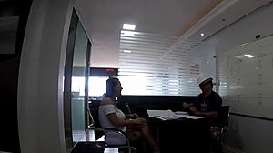 Latina Amateur Gets Monster Cock Creampie at Construction Site