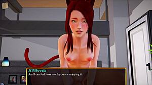 Intense Family Riding With Big Cock Redhead