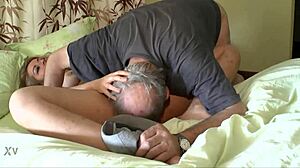 Papy knows how to wake Sleeping Beauty with hard fucking!