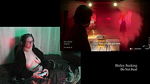 Naked Alan Wake 2 Gameplay with Curvy Brunette Part 12  