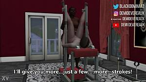 i’m obsessed with my ebony domina punishing this whore just right