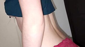 she finds her colombian partner in underwear on the street and convinces her to ride her big cock during outdoor casting