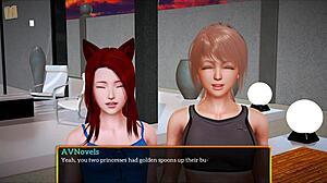 Intense Family Riding With Big Cock Redhead