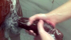 Big Step Sister Plays With Step Brother Monster BBC While Parents Aren't Home