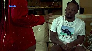 Fucking my stepsister in doggystyle with monster cock on Christmas to avoid loneliness!