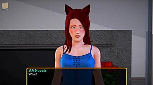 Intense Family Riding With Big Cock Redhead