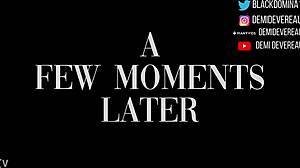 i’m obsessed with my ebony domina punishing this whore just right