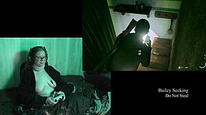 Naked Alan Wake 2 Gameplay with Curvy Brunette Part 12  