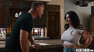 Stunning Big Tits Milf Sarah Arabic Banged by Student's Stepfather