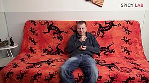 I fucked my friend while the Italian MILF watched