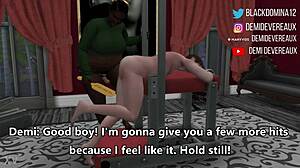 i’m obsessed with my ebony domina punishing this whore just right