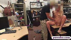 Skinny chick gets drilled hard by sneaky pawn man on hidden cam.