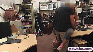 Skinny chick gets drilled hard by sneaky pawn man on hidden cam.