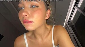 Fucked My Sister's Skinny Girlfriend Hard With Natural Tits!