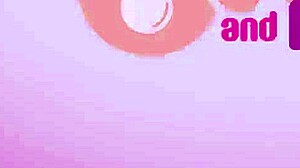 a hot brunette milf splashes around in puddles