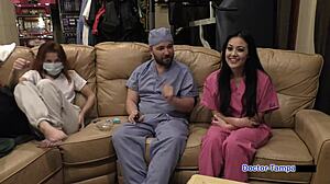 Dr. Tampa Conducts Blaire Celeste's Tampa University Physical Exam