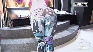 he fucked my pussy then pounded my tight ass in sheer red