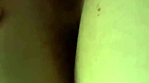 Watch the wife sucking monster cock and getting cum on her shaved pussy