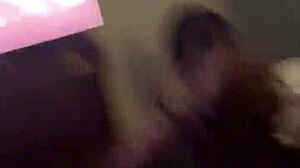 Watch the wife sucking monster cock and getting cum on her shaved pussy