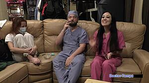 Dr. Tampa Conducts Blaire Celeste's Tampa University Physical Exam