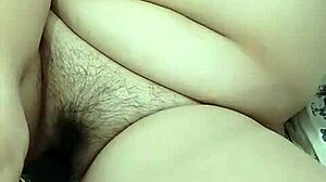 BBW dominates with big black cock in bondage