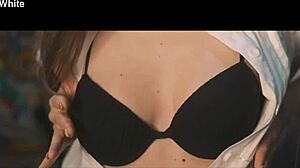 Sexy Brunette Pornstar Emme White in Lingerie Poses for Private Camera in 2019 Version