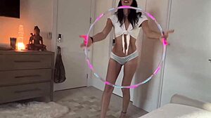 Sweet little bunny girl sucks my big cock!