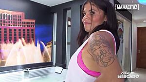 he fucked my pussy then pounded my tight ass in sheer red