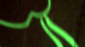 Can you handle this close-up creampie with a bent-over milf?