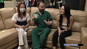 Dr. Tampa Conducts Blaire Celeste's Tampa University Physical Exam
