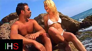 Wonderful Anal Action by the Sea Between Rocky Shores