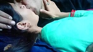 Wow! Kissing and Squeezing Girlfriend's Boobs in Wild Action!