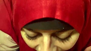 First Facial for Arab Housewife Mia in Niqab Blowjob
