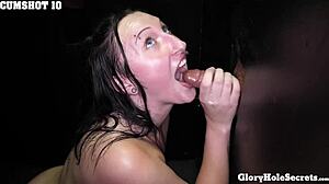 GloryholeSecrets - Hottest December cumshots with babes slurping at the hole