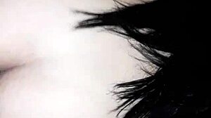 Young teen sits on dick and rides hard