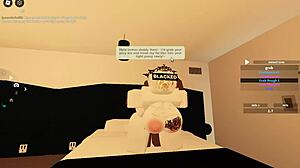 Roblox porn blacked with hardcore blowjob leading to creampie and anal orgasm!