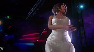 Detailed twerking moves in funk dance style