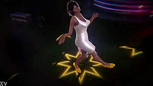 Detailed twerking moves in funk dance style