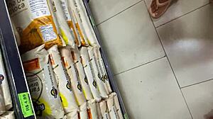 met a hot teen from the gym shopping and invited her to bang part 1