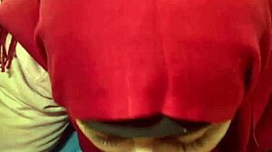 First Facial for Arab Housewife Mia in Niqab Blowjob