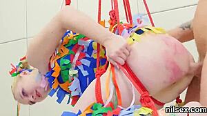 Slutty sweetie taken to butthole asylum for brutal pain!