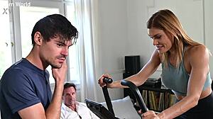 busty babe kitana lure seduces housemates into a wild dp threesome after workout. poolside action turns intense with double penetration.