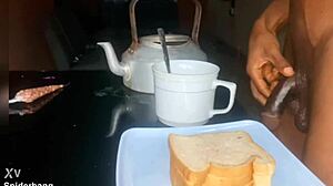 i saw this weird but sexy episode with a big black cock cumshot