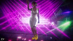 Detailed twerking moves in funk dance style