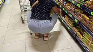 met a hot teen from the gym shopping and invited her to bang part 1