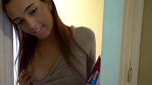 Step daughter got horny spying on step dad.