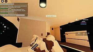 Roblox porn blacked with hardcore blowjob leading to creampie and anal orgasm!