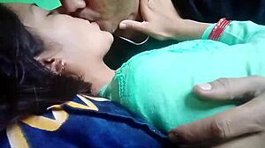 Wow! Kissing and Squeezing Girlfriend's Boobs in Wild Action!